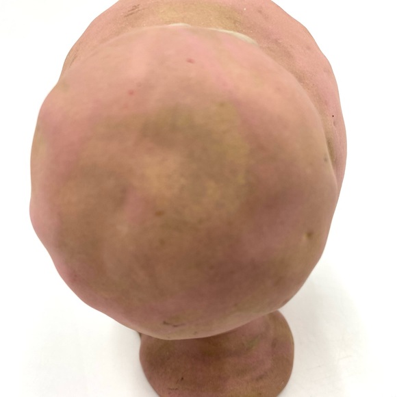 Vintage UCTCI Bisque Girl With Big Pink Bonnet &
Dress Sitting by Vase Figurine - Picture 8 of 12